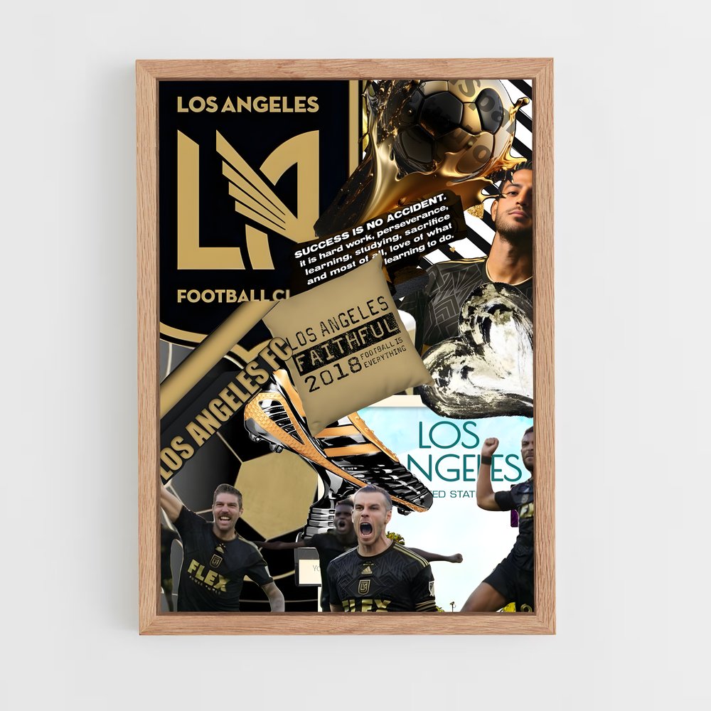 ap-lafc los angeles fc-3 cadre Bois clair