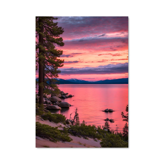Poster Reflets de Tahoe