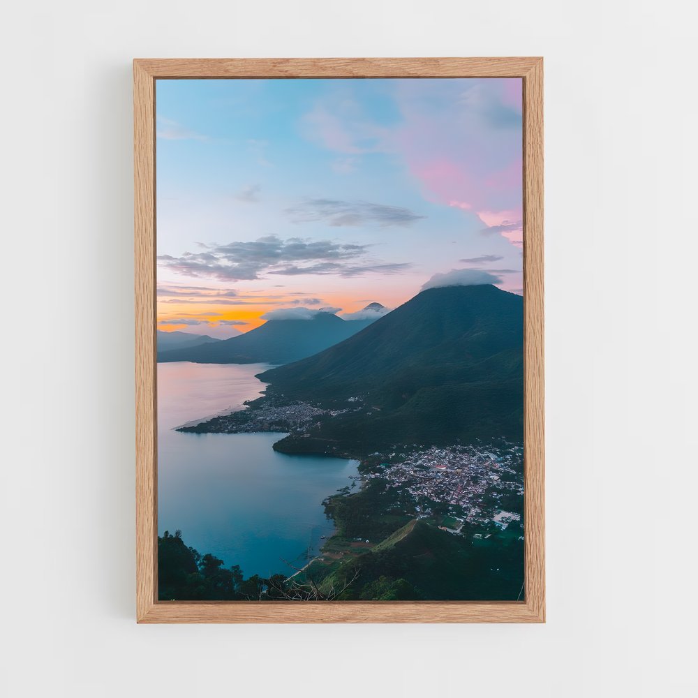 ap-lake atitlan-1 cadre Bois clair