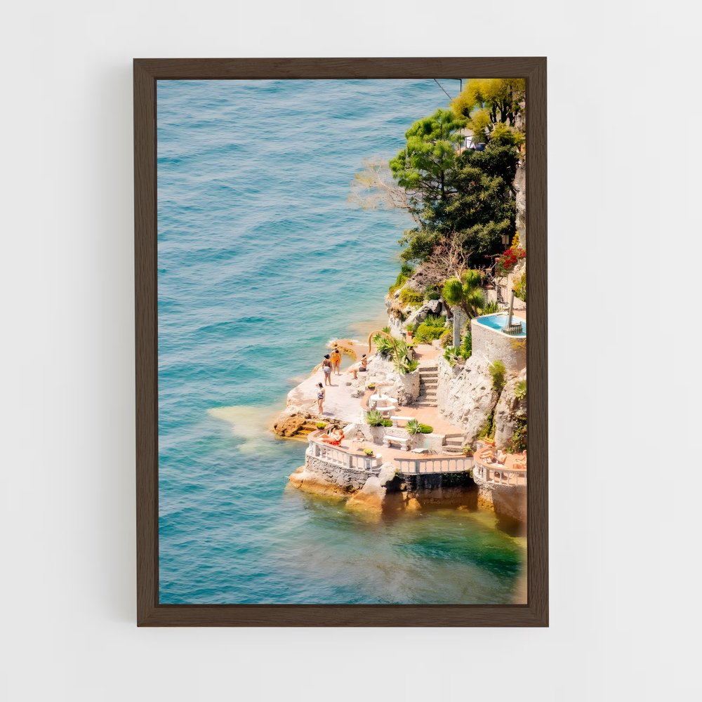ap-lake atitlan-3 cadre Bois foncé