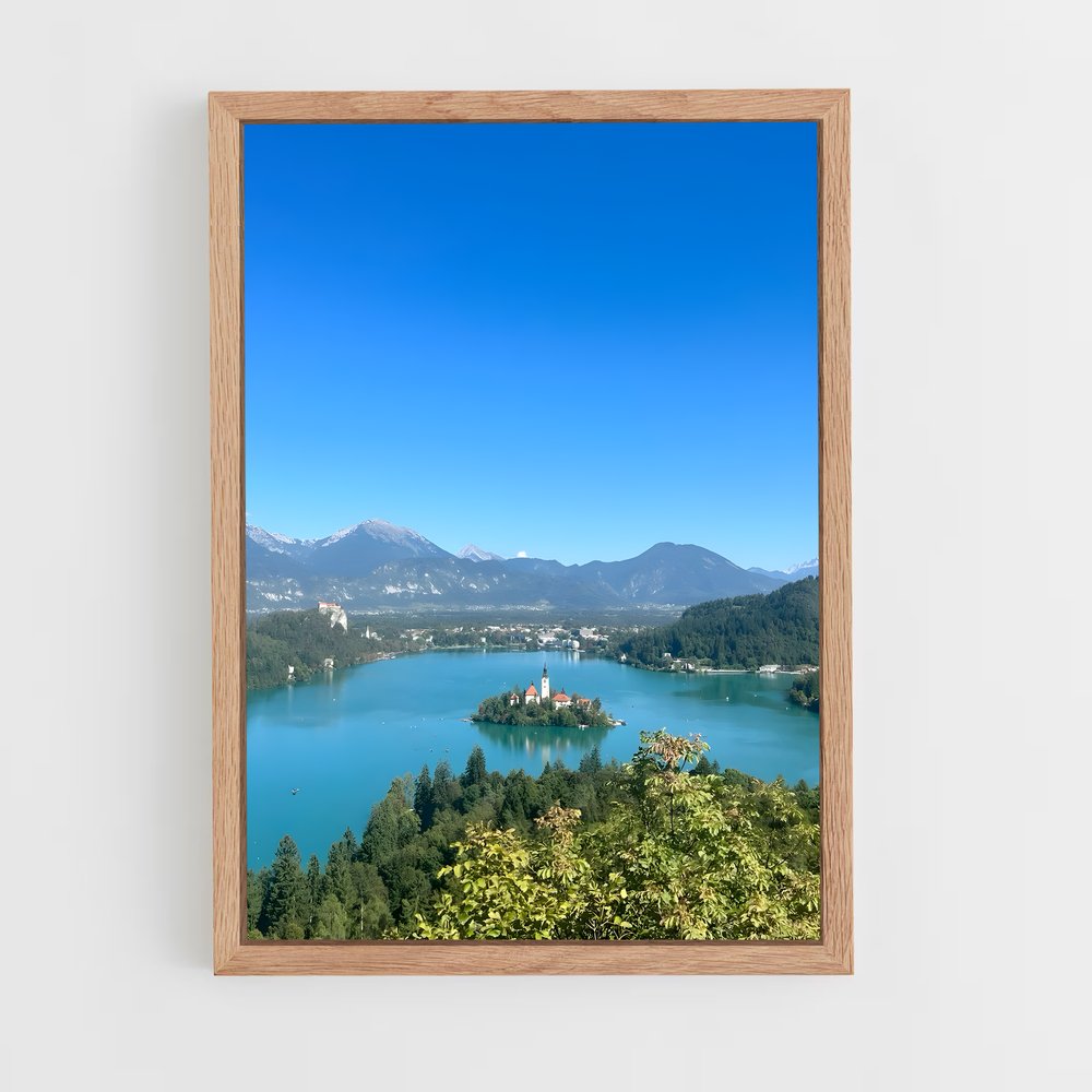 ap-lake bled-1 cadre Bois clair