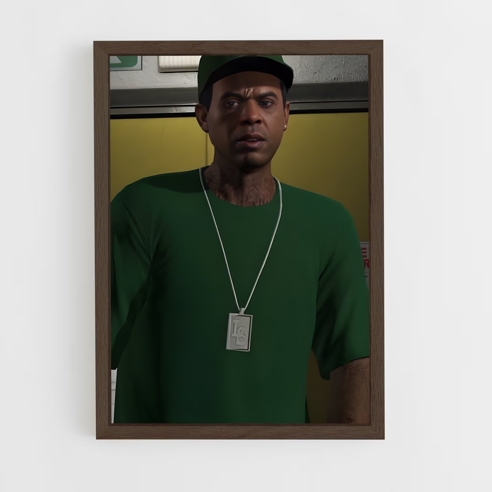 ap-lamar davis-1 cadre Bois foncé