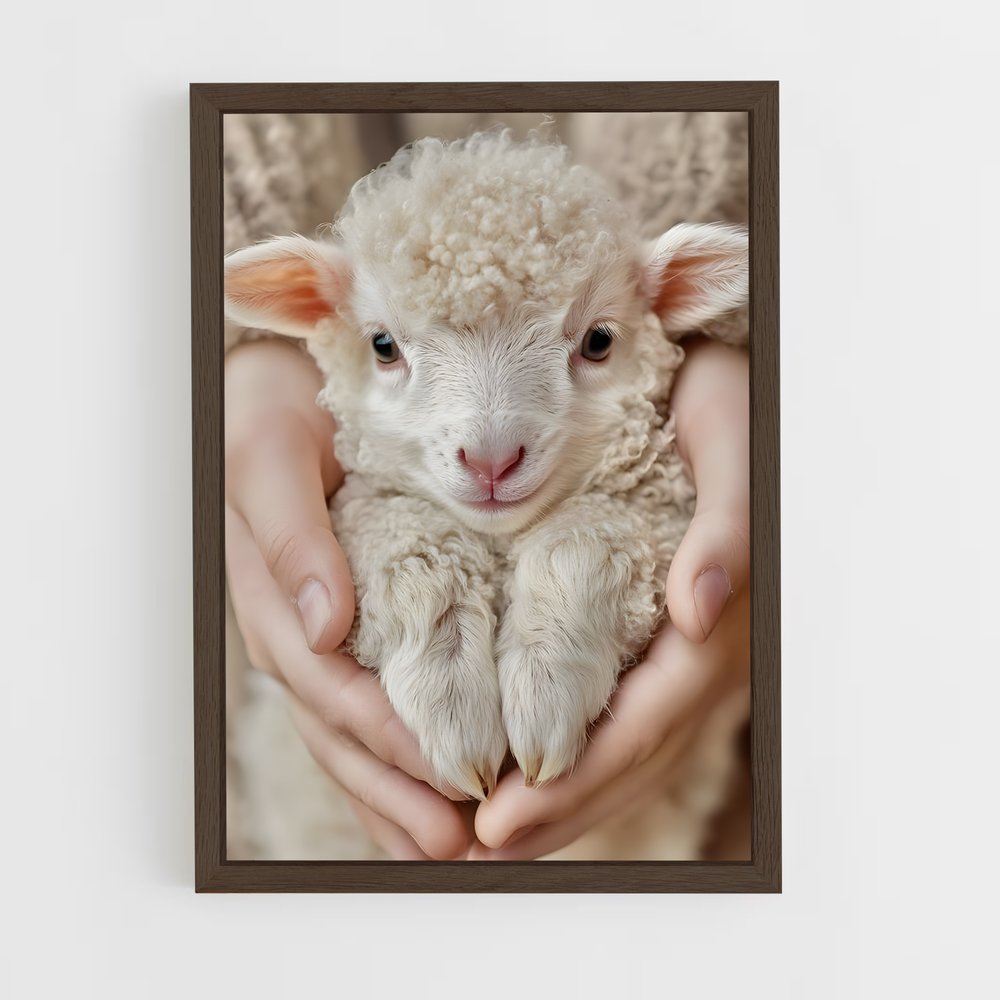 ap-lamb-18 cadre Bois foncé