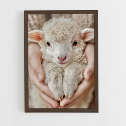 ap-lamb-18 cadre Bois foncé