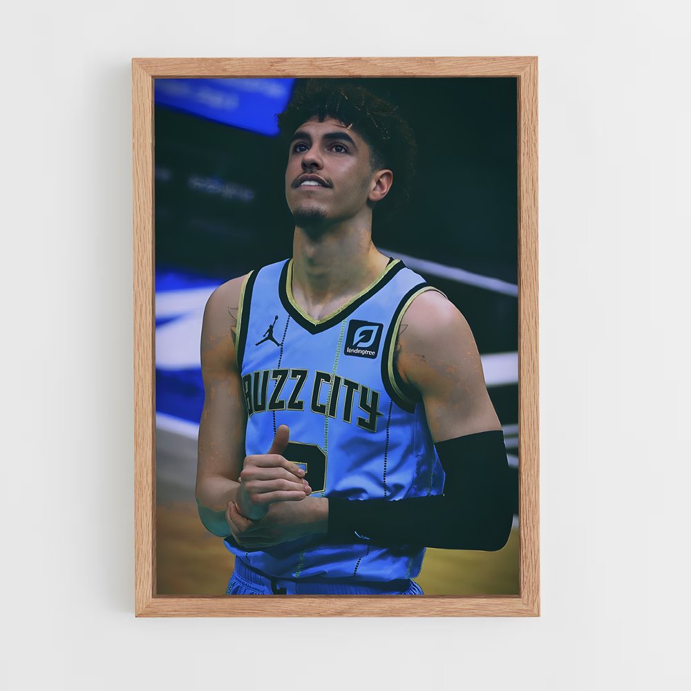 ap-lamelo ball-12 cadre Bois clair