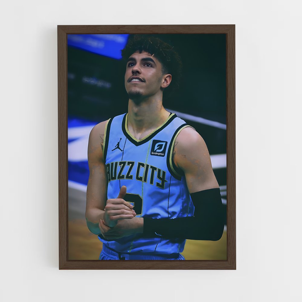 ap-lamelo ball-12 cadre Bois foncé