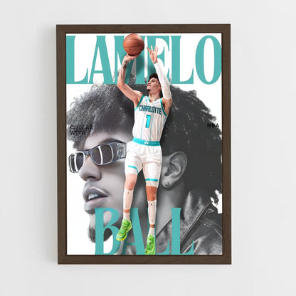 ap-lamelo ball-2 cadre Bois foncé