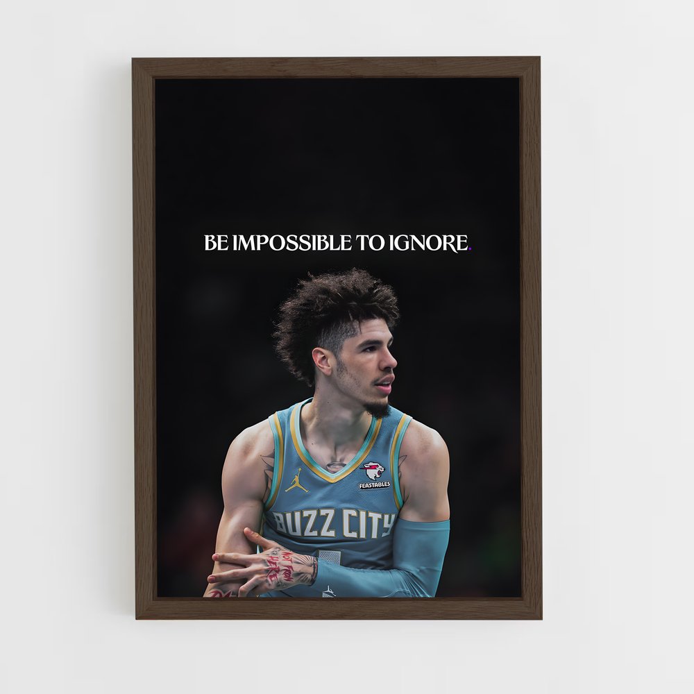 ap-lamelo ball-7 cadre Bois foncé