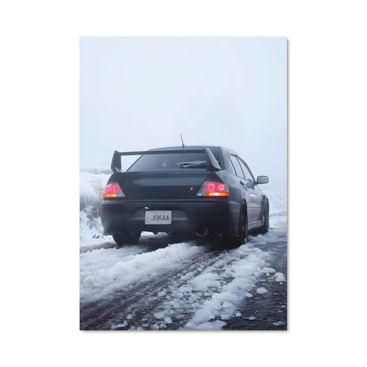 Poster Glisse Hivernale