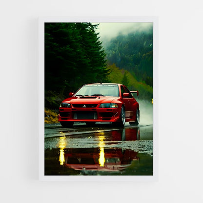 ap-lancer evolution ii-1 cadre Blanc