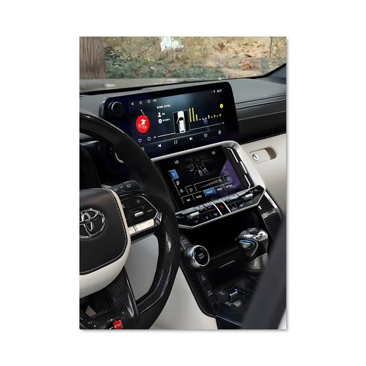 Poster Voyage en Toyota