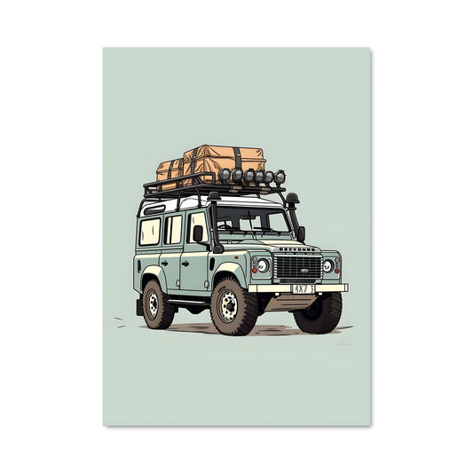 Poster Land rover 78210