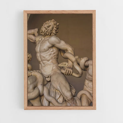 ap-laocoon and his sons-3 cadre Bois clair