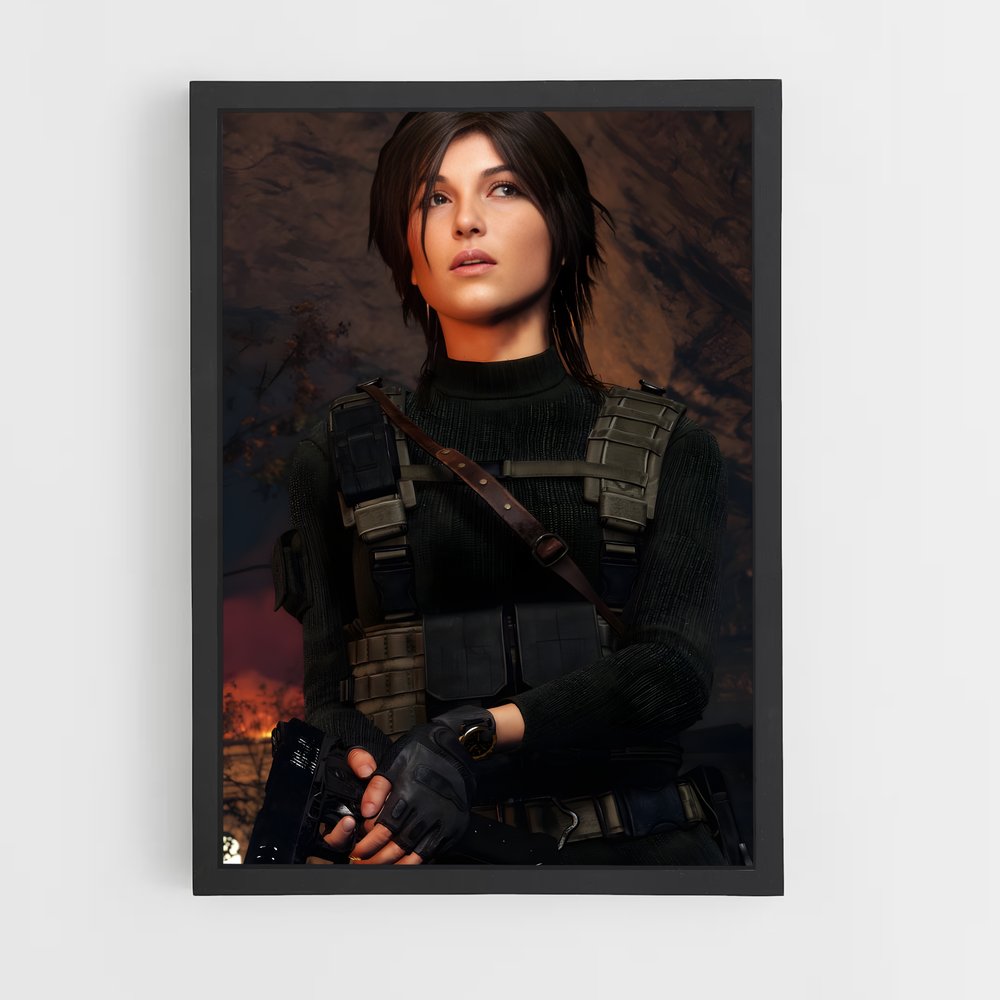 ap-lara croft-8 cadre Noir