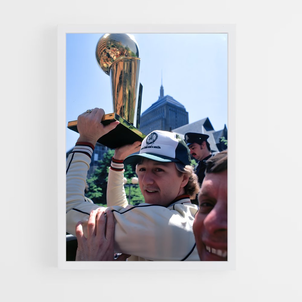 ap-larry bird-2 cadre Blanc