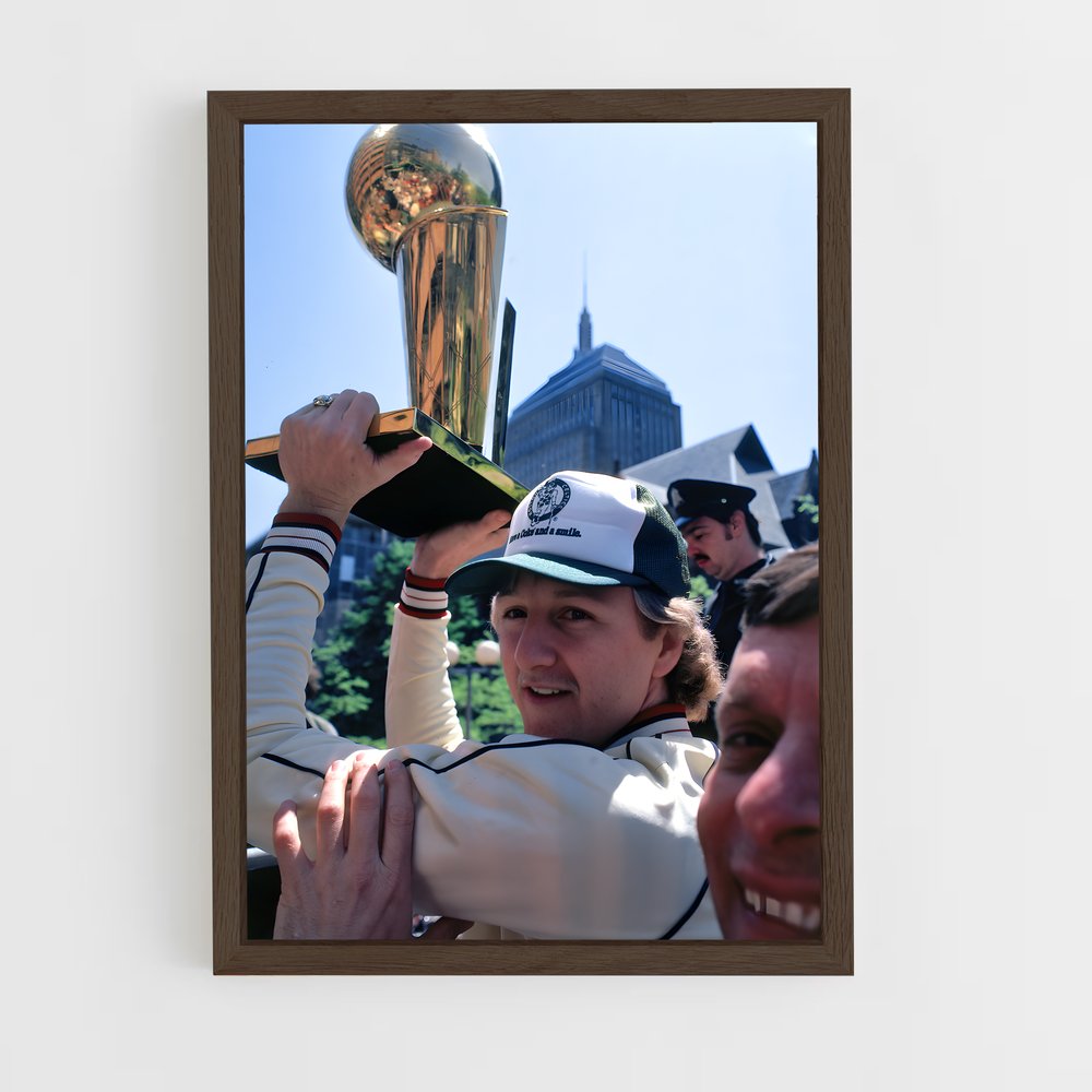 ap-larry bird-2 cadre Bois foncé