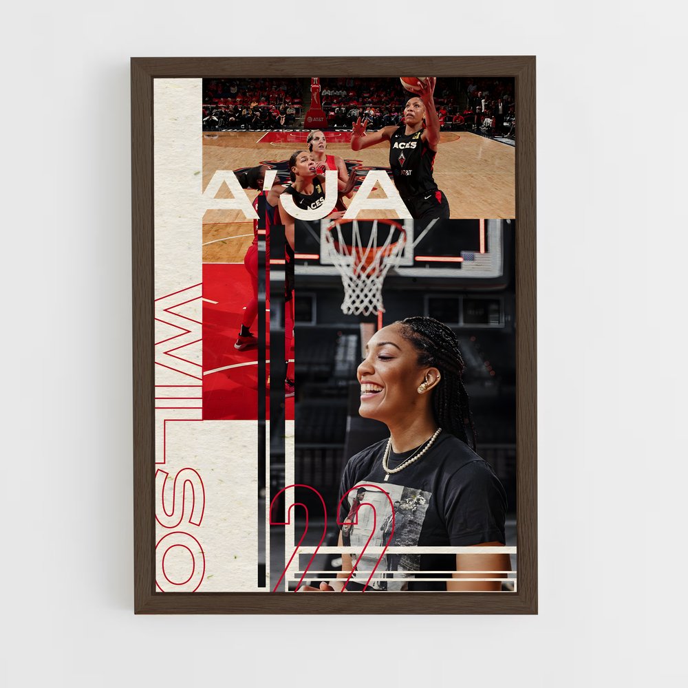 ap-las vegas aces-3 cadre Bois foncé