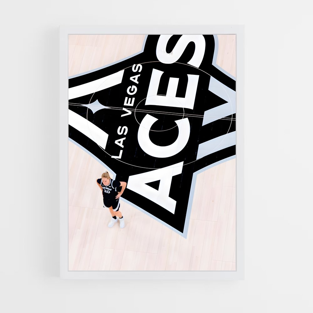 ap-las vegas aces-4 cadre Blanc
