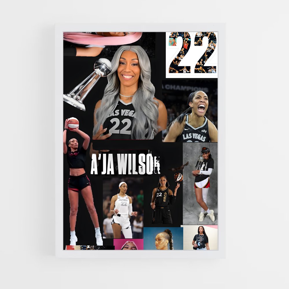 ap-las vegas aces-5 cadre Blanc