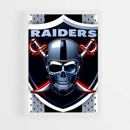 ap-las vegas raiders-5 cadre Blanc