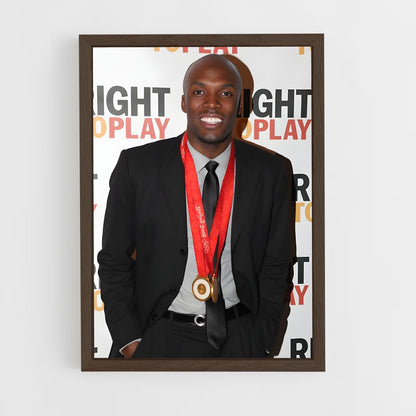 ap-lashawn merritt-5 cadre Bois foncé