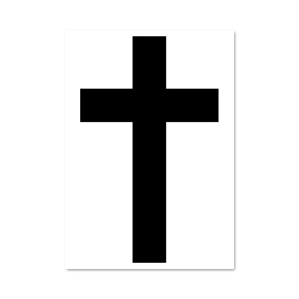 Poster Croix Élégante