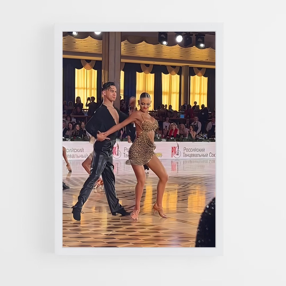 ap-latin american showdance-3 cadre Blanc