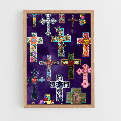 ap-latin cross-3 cadre Bois clair