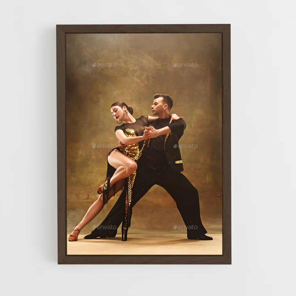 ap-latin dance-8 cadre Bois foncé