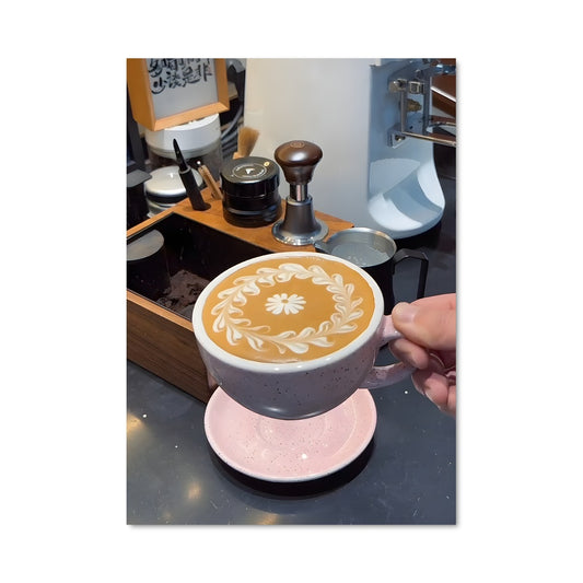 Poster Latte Art Lover