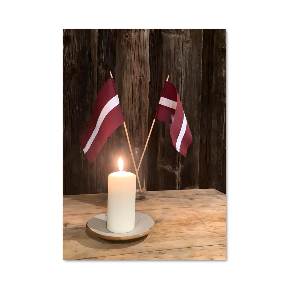 Poster Flamme Lettonne