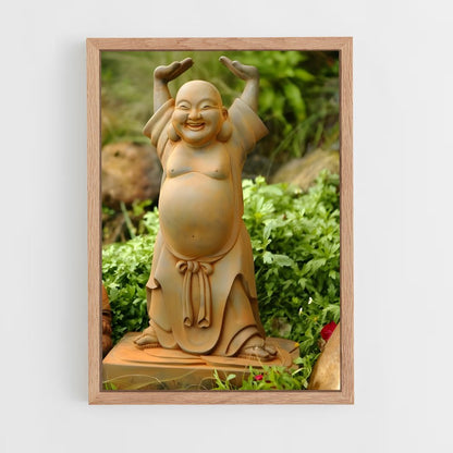 ap-laughing buddha-5 cadre Bois clair