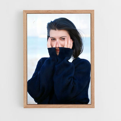 ap-laura pausini-10 cadre Bois clair
