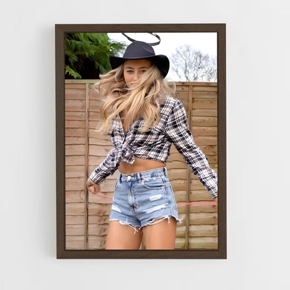 ap-lauren southern-3 cadre Bois foncé