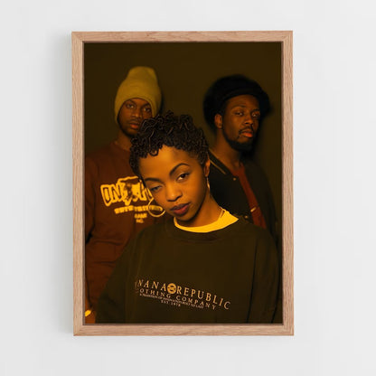 ap-lauryn hill-2 cadre Bois clair