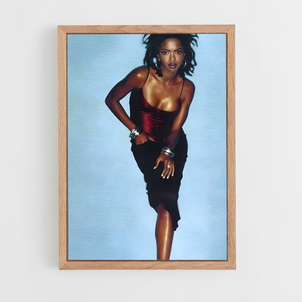 ap-lauryn hill-4 cadre Bois clair