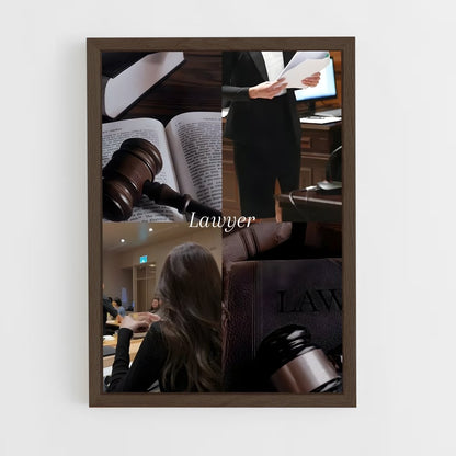ap-lawyer-10 cadre Bois foncé