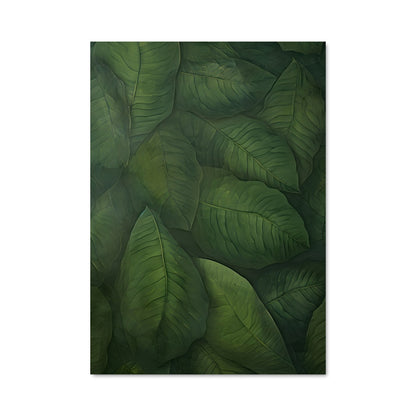 Poster Feuilles Émeraude