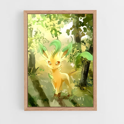ap-leafeon-2 cadre Bois clair