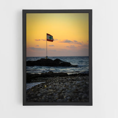 ap-lebanon flag-5 cadre Noir
