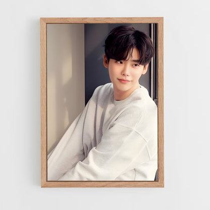 ap-lee jong-suk-14 cadre Bois clair