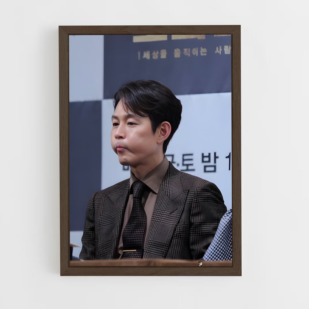 ap-lee jung-jae-9 cadre Bois foncé