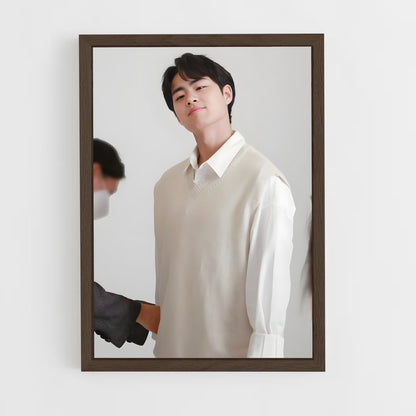 ap-lee kyung-kyu-10 cadre Bois foncé
