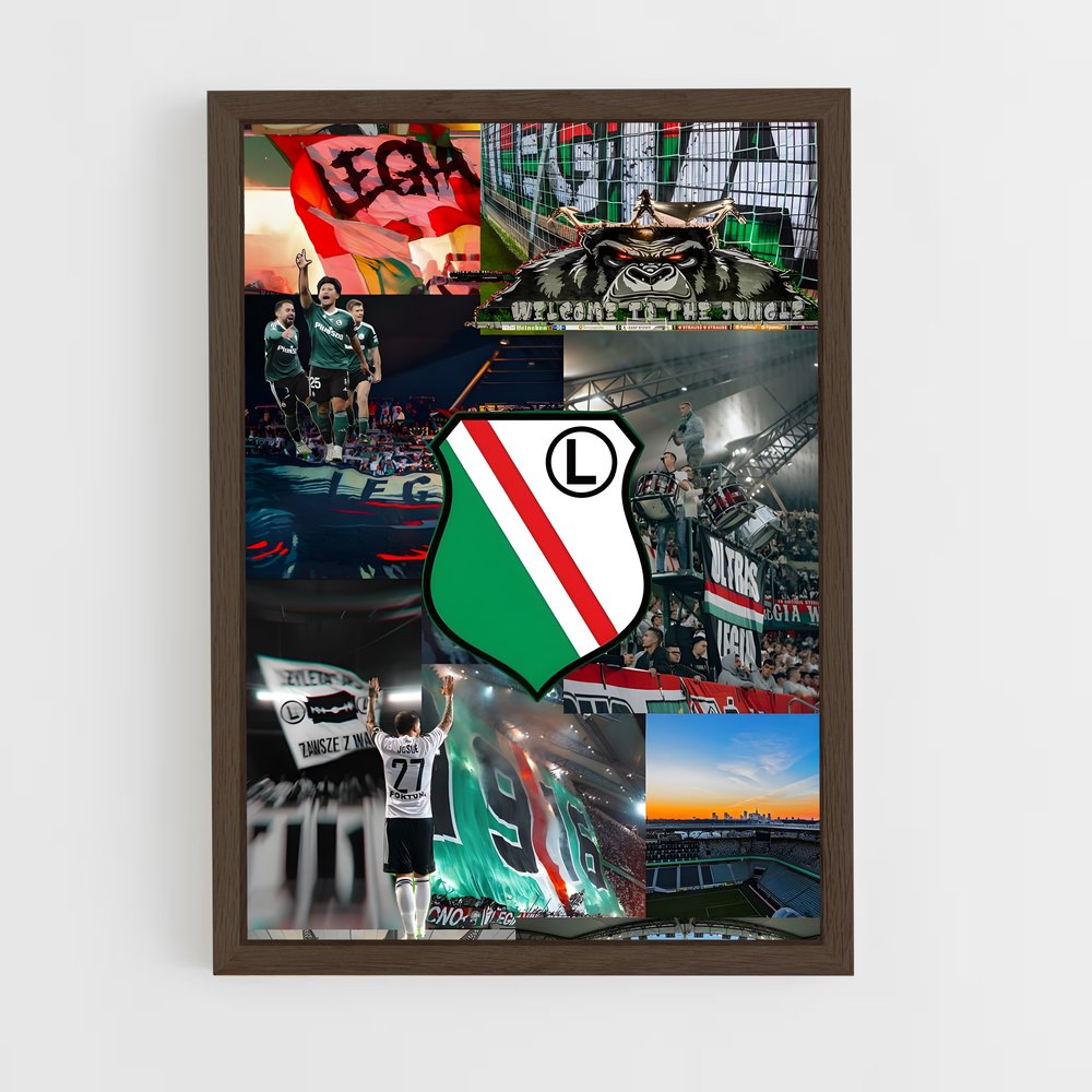 ap-legia warsaw-2 cadre Bois foncé