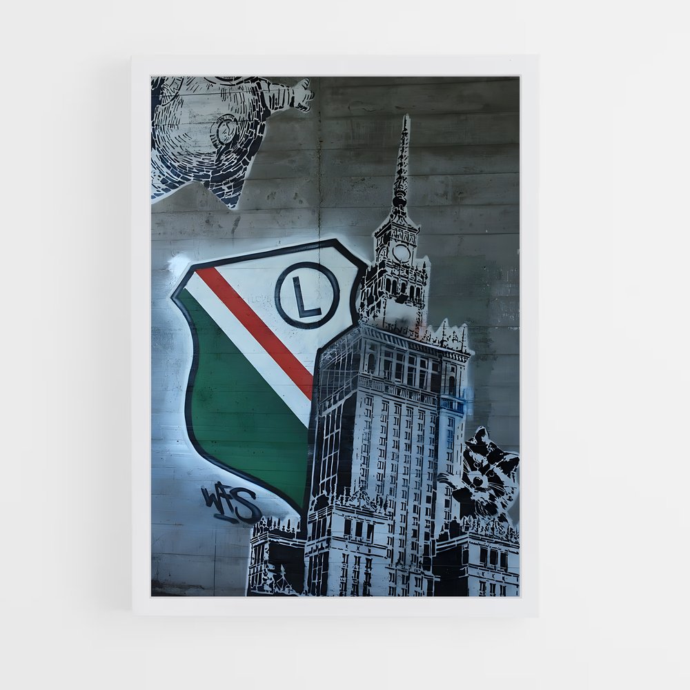 ap-legia warsaw-3 cadre Blanc