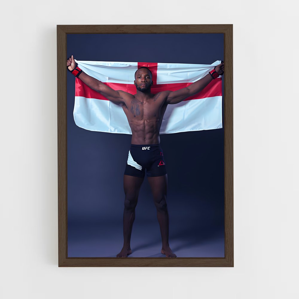 ap-leon edwards-7 cadre Bois foncé