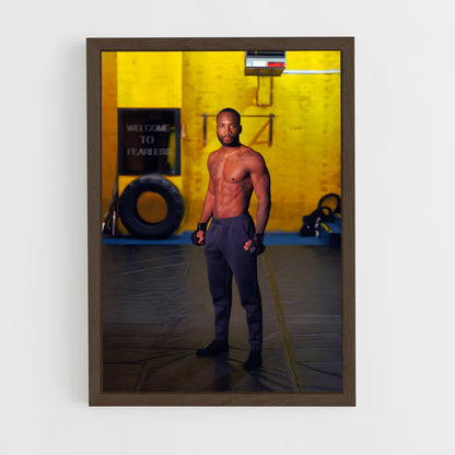 ap-leon edwards-8 cadre Bois foncé