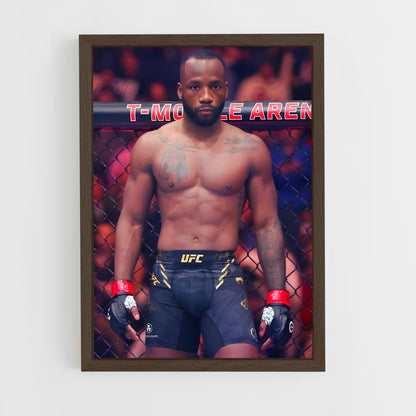 ap-leon edwards-9 cadre Bois foncé