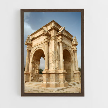 ap-leptis magna-1 cadre Bois foncé