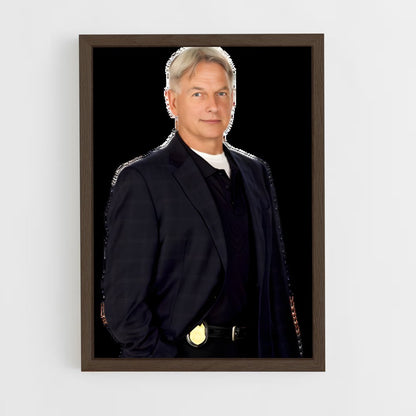 ap-leroy jethro gibbs-2 cadre Bois foncé